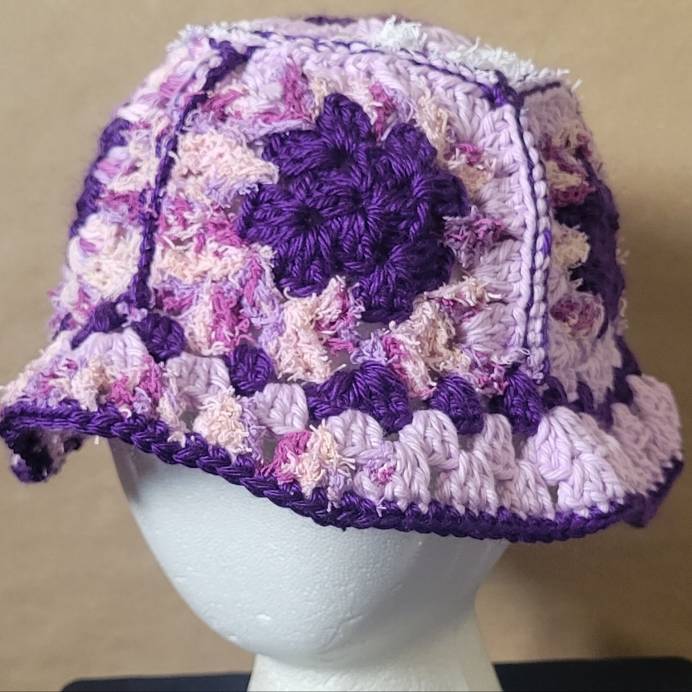 Crochet Bucket Hat - Picture 4 of 5